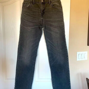 Boys Gap size 18 adjustable waist gray jeans